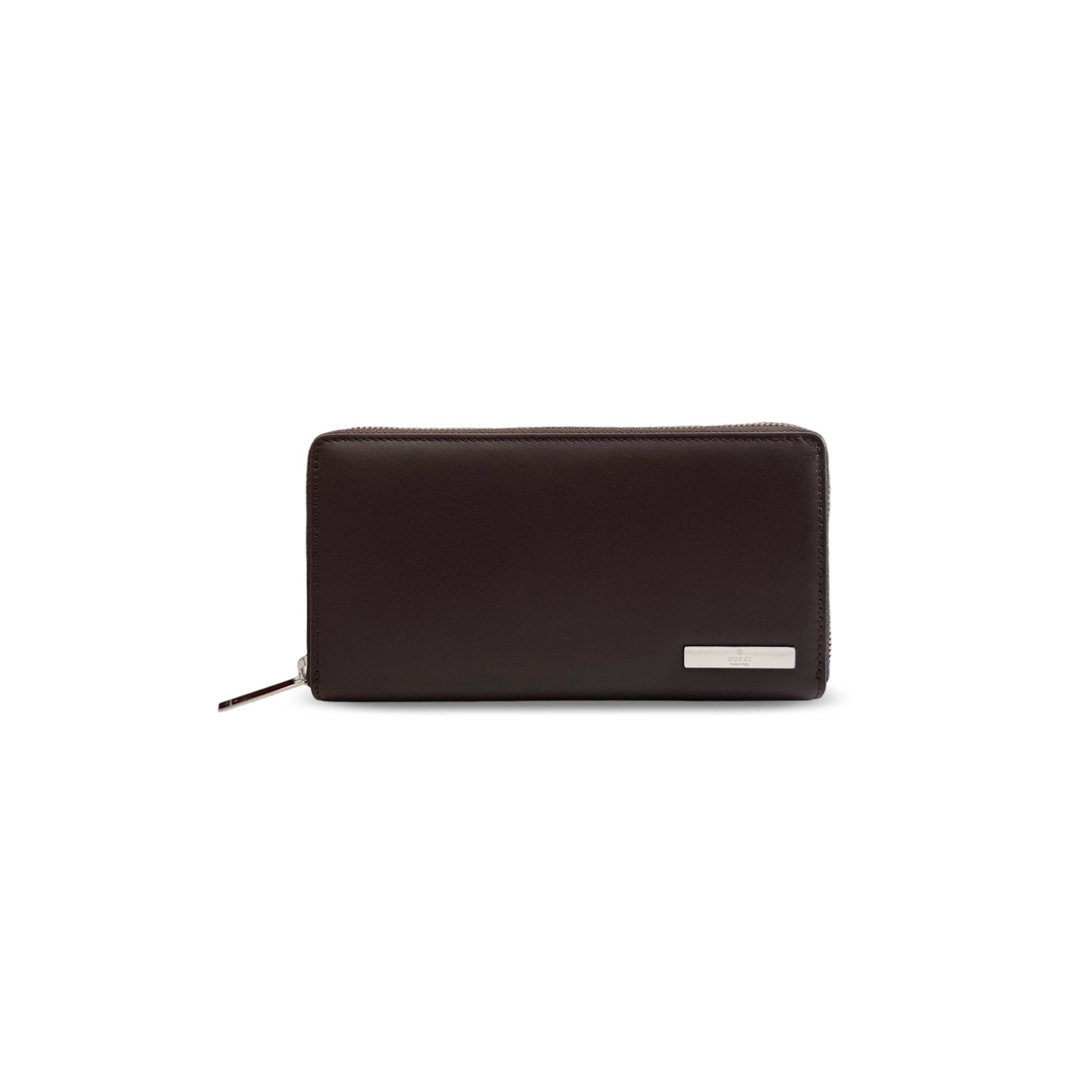 GUCCI ZIP-AROUND WALLET WITH METAL TAG 875599 (19*10.5*2cm)